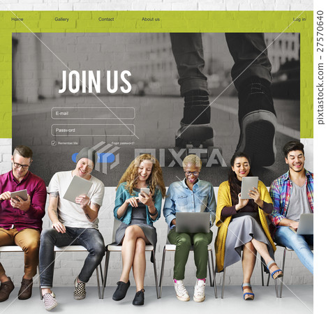 Join Us Register Subscribe Concept Join Us Register Subscribe Concept 27570640