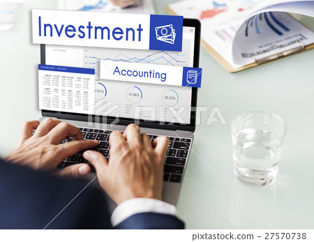 Stock Market Trade Business Analysis Investment Concept Stock Market Trade Business Analysis Investment Concept 27570738