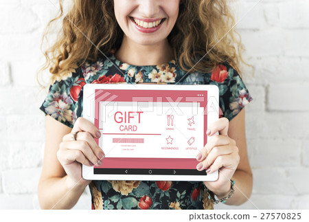 Gift Card Voucher Coupon Discount Concept Gift Card Voucher Coupon Discount Concept 27570825