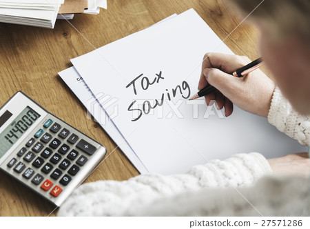 Time for Taxes Money Financial Accounting Taxation Concept 27571286