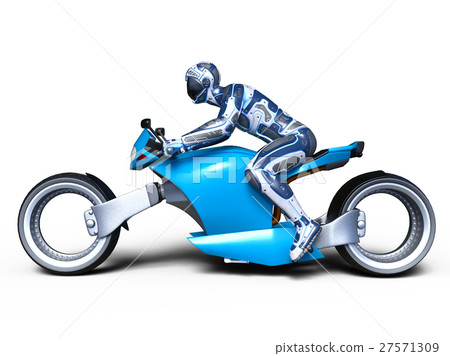 Cyborg rider - Stock Illustration [27571309] - PIXTA