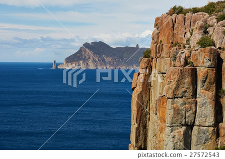 Rugged coastline cliffs 27572543