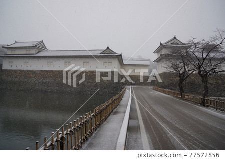 彥根城堡的風雪 27572856