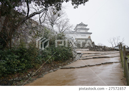彥根城堡的風雪 彥根城堡的風雪 27572857