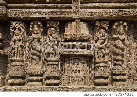 Sculpture at Sun Temple, Konark 27574332