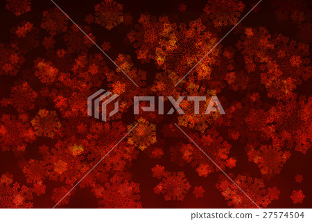 White snowflakes on an abstract red background White snowflakes on an abstract red background 27574504
