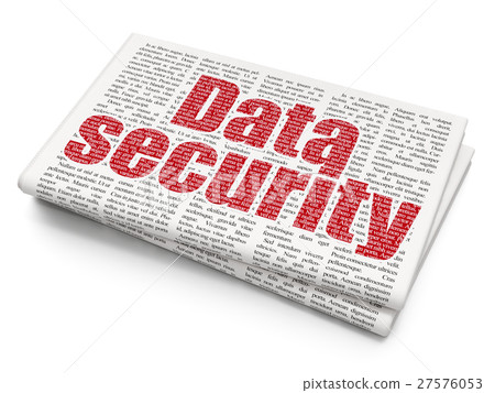 Safety concept: Data Security on Newspaper 27576053