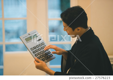 bridegroom, groom, calculator 27576223