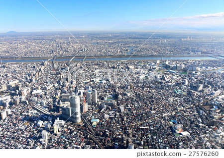 從東京天空樹(東北)查看 從東京天空樹(東北)查看 27576260