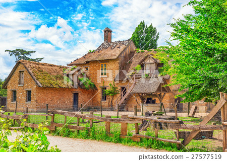 Landscape of hamlet Queen Versailles, France. Landscape of hamlet Queen Versailles, France. 27577519