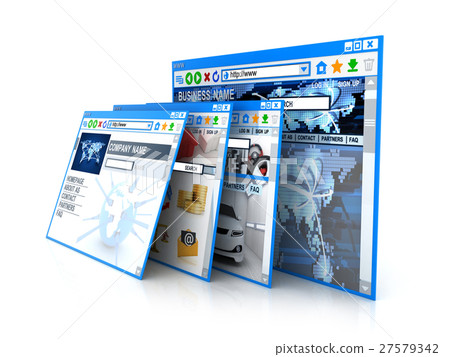 Abstract web site 27579342