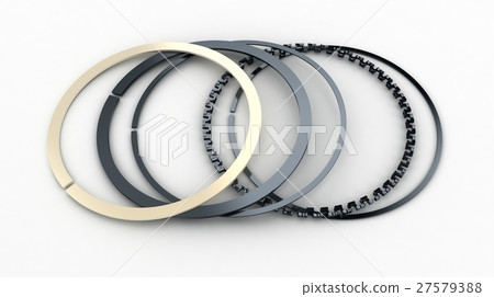 Car rings on white background 27579388