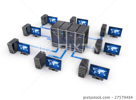 Concept internet on earth 27579484