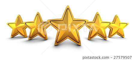 Five gold stars 27579507