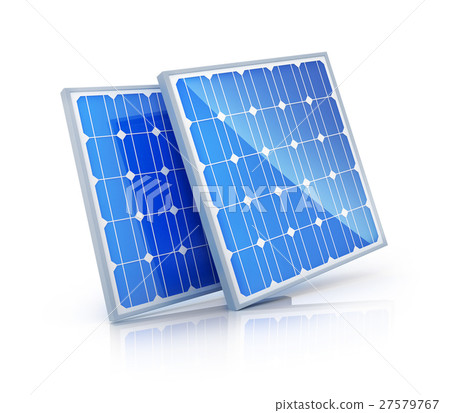 Two solar panel 27579767