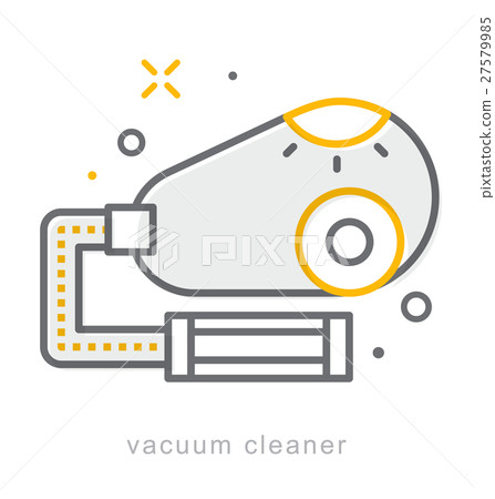 Thin line icons, vacuum cleaner Thin line icons, vacuum cleaner 27579985
