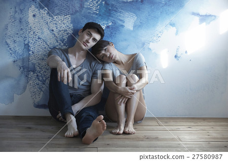 情侶肖像 情侶肖像 27580987