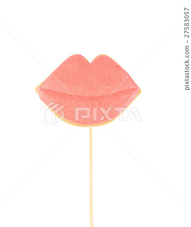 Gingerbread red lips for Valentine's Day Gingerbread red lips for Valentine's Day 27583057