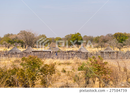 Mud straw and wooden hut Mud straw and wooden hut 27584739