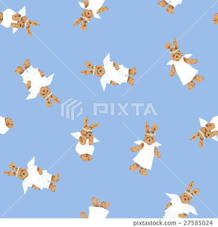 Cute angel rabbit - Stock Illustration [27585024] - PIXTA