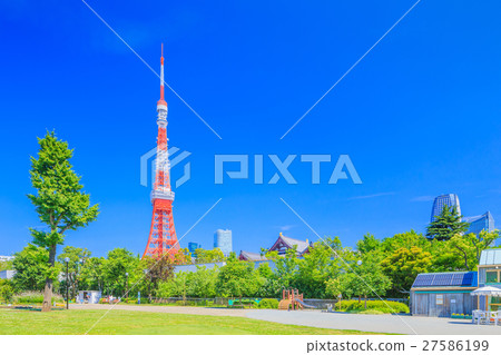 東京芝公園的風景 27586199