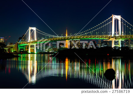 彩虹橋和東京鐵塔 彩虹橋和東京鐵塔 27586719