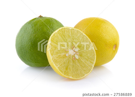 limes on white background limes on white background 27586889
