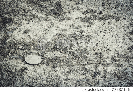 old coin on ground 27587366