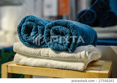 Four clean soft double bath towels set of Four clean soft double bath towels set of 27588261
