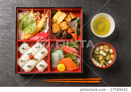 日式午餐盒裝日式午餐 27589481