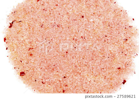 Sea Salt Bath with additives on white background 27589621