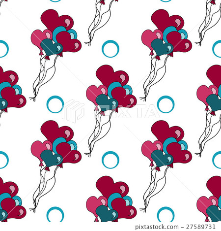 Seamless pattern with heart Seamless pattern with heart 27589731