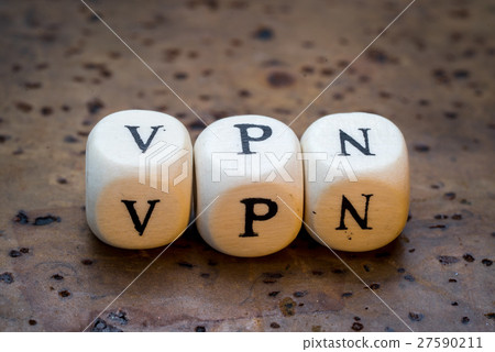VPN text on wooden cubes VPN text on wooden cubes 27590211