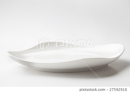 白色方形盤子 27592918