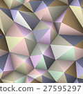Colorful triangle seamless low-poly background. 27595297