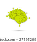 Abstract brain vector metaball graphic 27595299