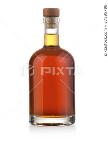 whiskey bottle on white 27595799