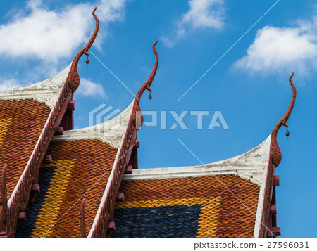 roof of Thai temple roof of Thai temple 27596031