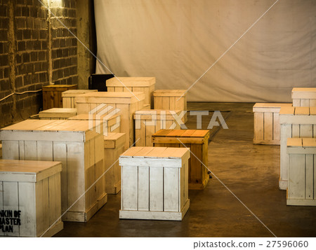 wooden box used as chairs and tables wooden box used as chairs and tables 27596060