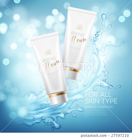Design cosmetics product advertising. Vector Design cosmetics product advertising. Vector 27597210