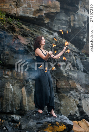play with fire show on the shore of the sea play with fire show on the shore of the sea 27597250