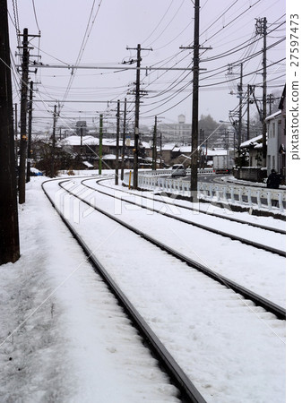 雪早晨鐵路-2 雪早晨鐵路-2 27597473