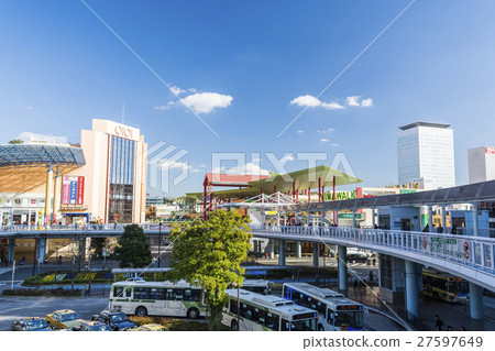 Ebinae station in front of Odakyu Line Ebinae station in front of Odakyu Line 27597649