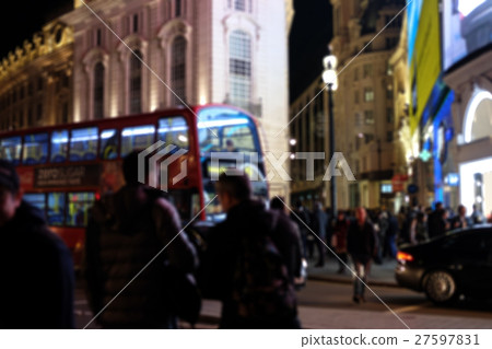 Blurred image of Piccadilly Circus, London 27597831