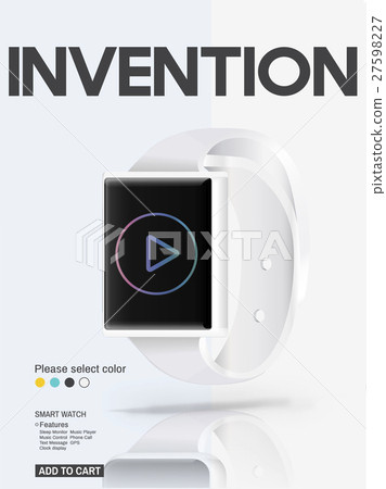 Smart Watch Gedget Invention Technology Concept Smart Watch Gedget Invention Technology Concept 27598227