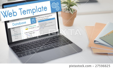 Web Design Website Coding Concept 27598825