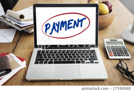 Payment Banking Bookkeeping Budget Finance Concept 27598980