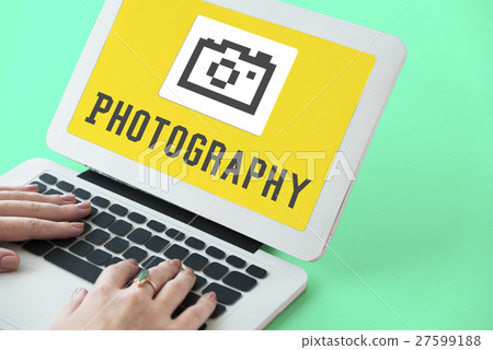 Capture Photographer Camera Icon Graphic Concept Capture Photographer Camera Icon Graphic Concept 27599188