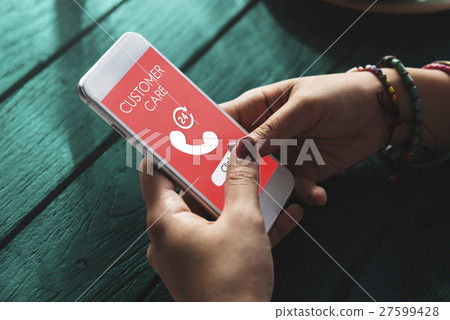 Call Center Service Information Concept 27599428