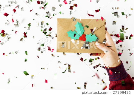 Christmas New Year Celebration Decorations Concept 27599455